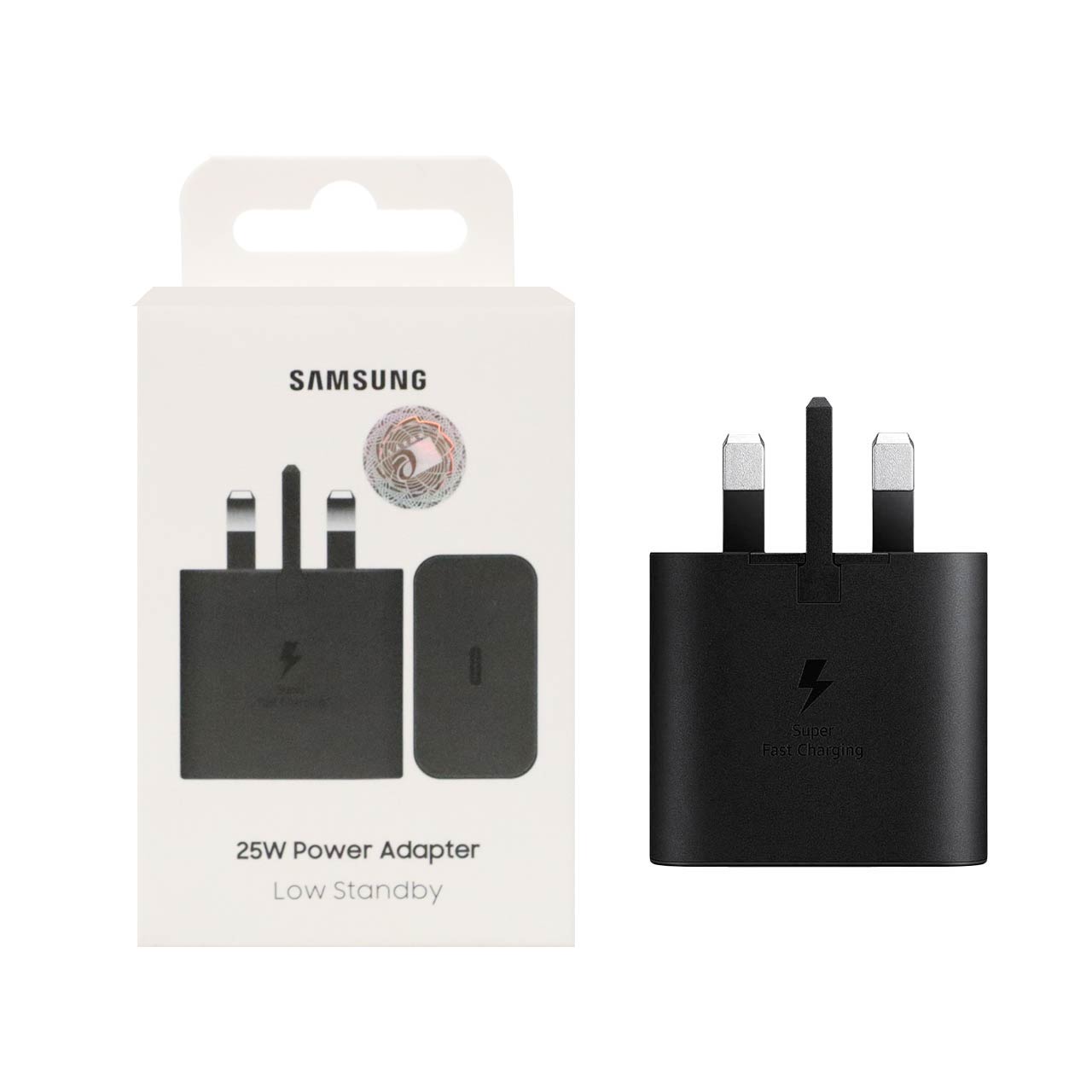 شارژر سه پین SAMSUNG 25W مدل T2510 ( فست و PD) مشکی ( 18ماهه شرکتی) - bew