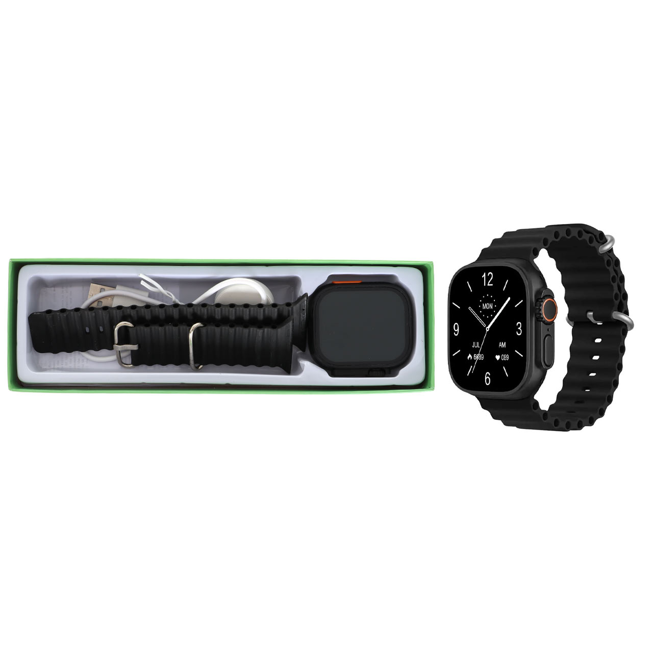 ساعت هوشمند مدل T1000 Ultra 2 - مشکی
