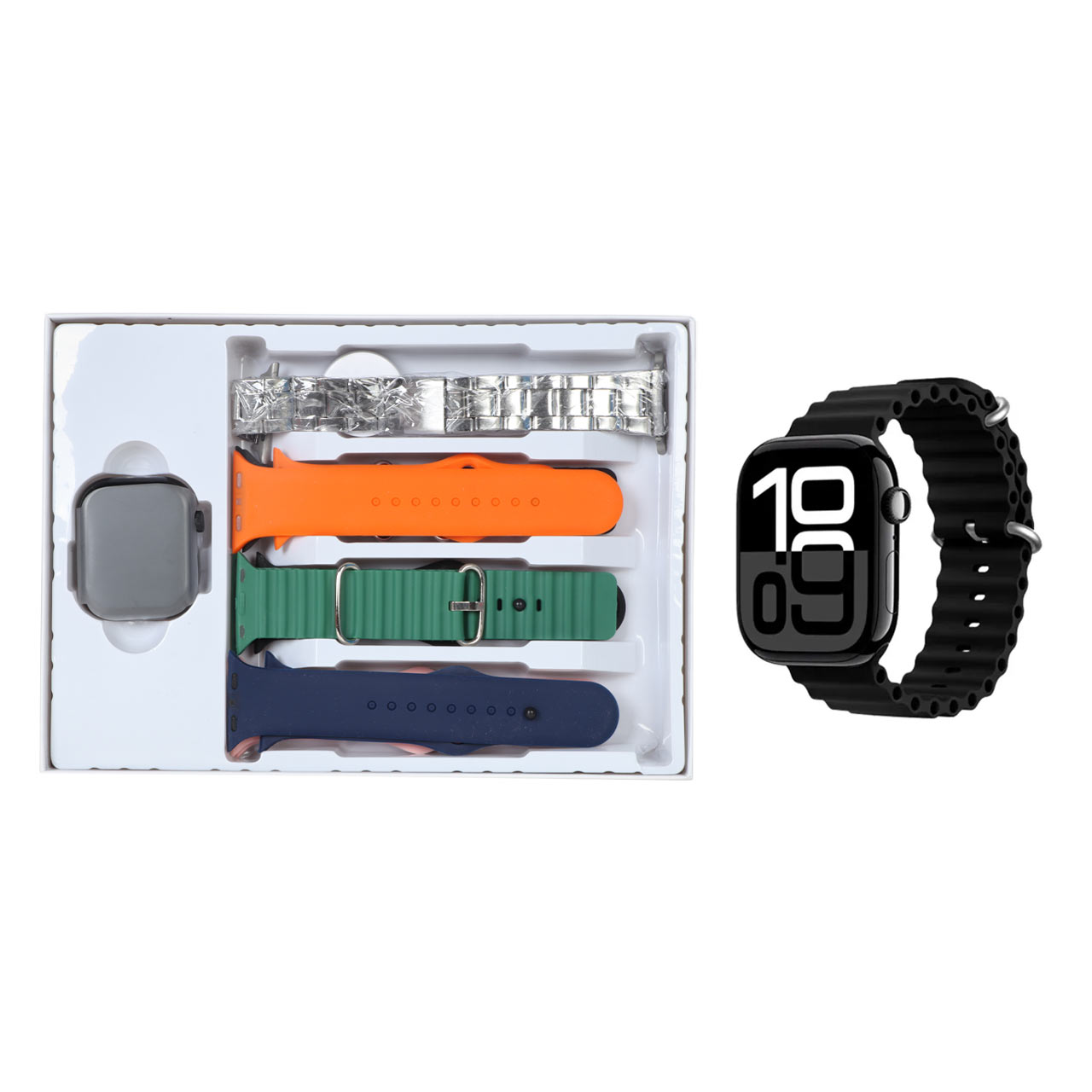 پک ساعت هوشمند KEQIWEAR مدل KW32 MAX - مشکی