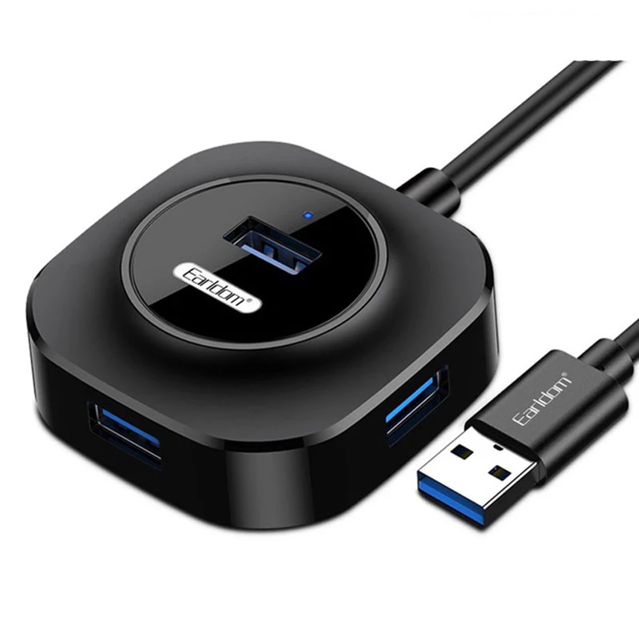 هاب 4 پورت Earldom USB2.0 مدل ET-HUB06 - مشکی