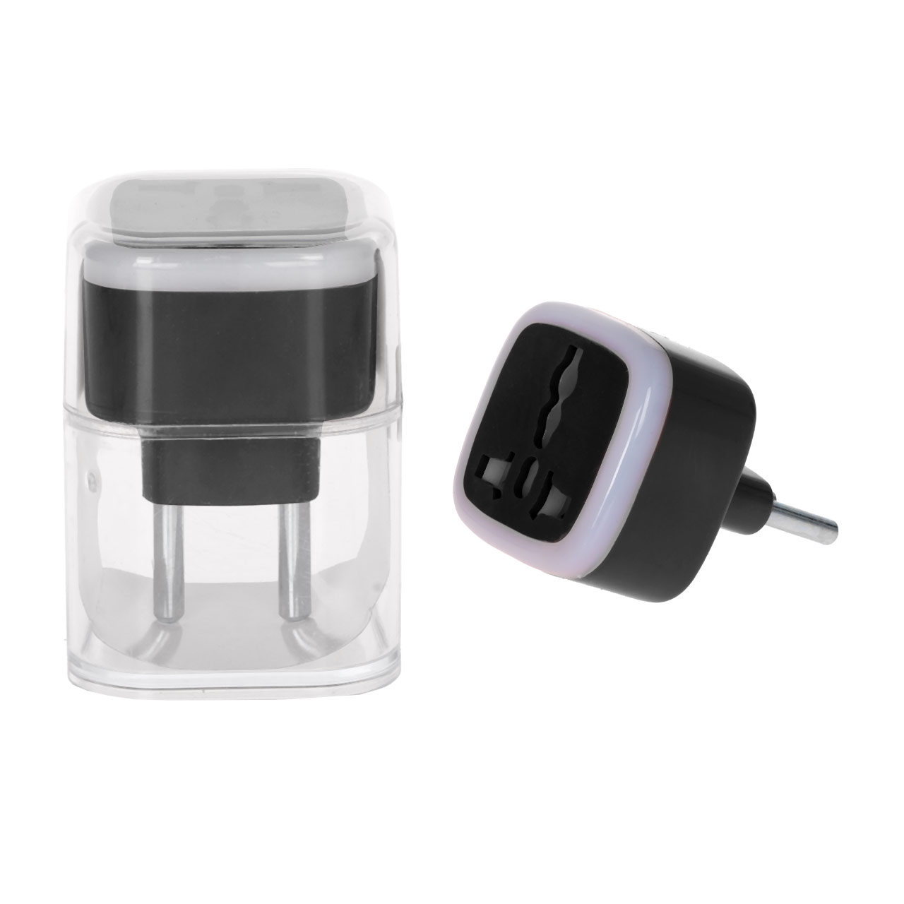 تبدیل برق 3 به 2 مدل M-03 - مشکی - MMS