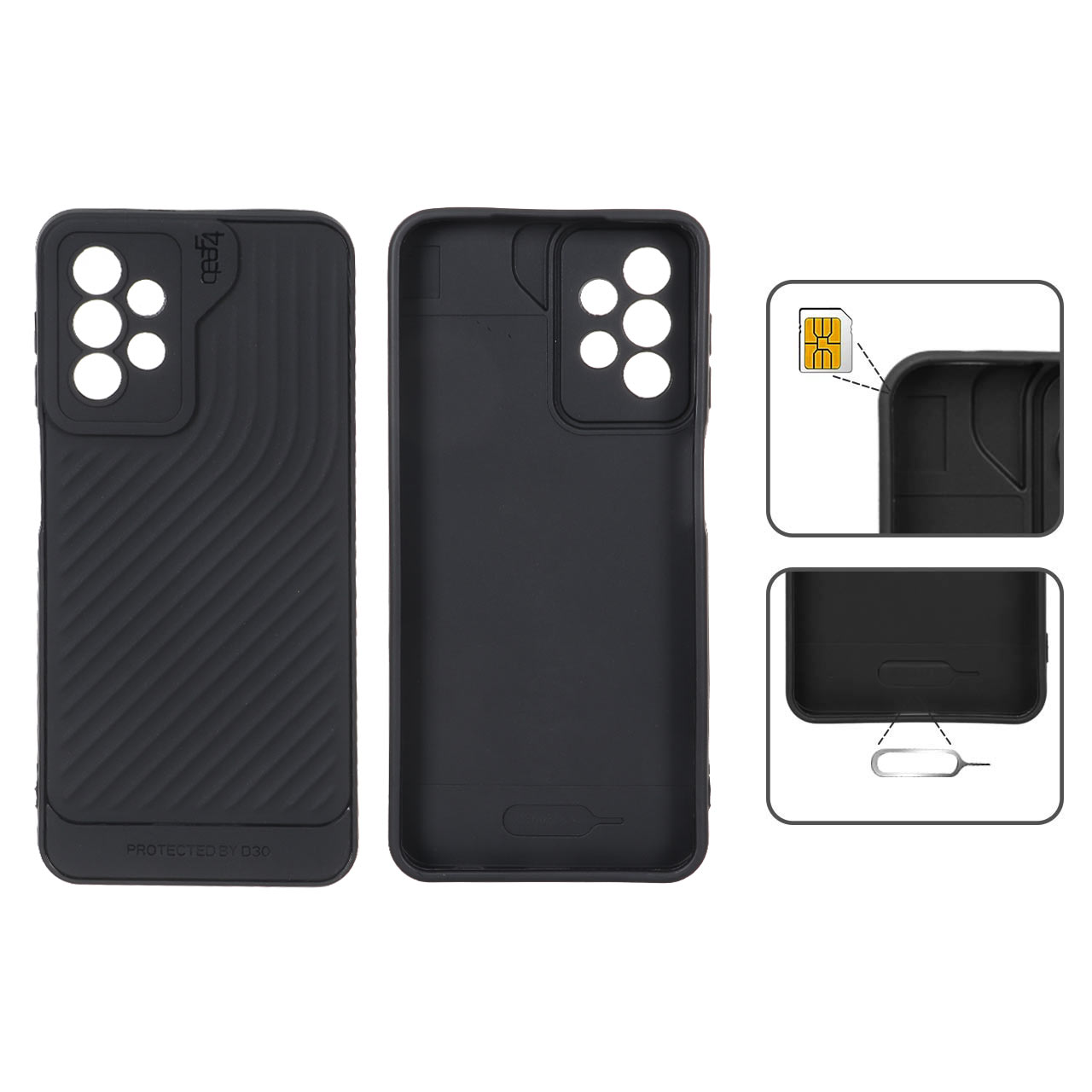 قاب Gear4 کبریتی قاب Gear4 کبریتی Samsung Galaxy A13 5G / A04s / M13 4G / M23 / F13 - مشکی