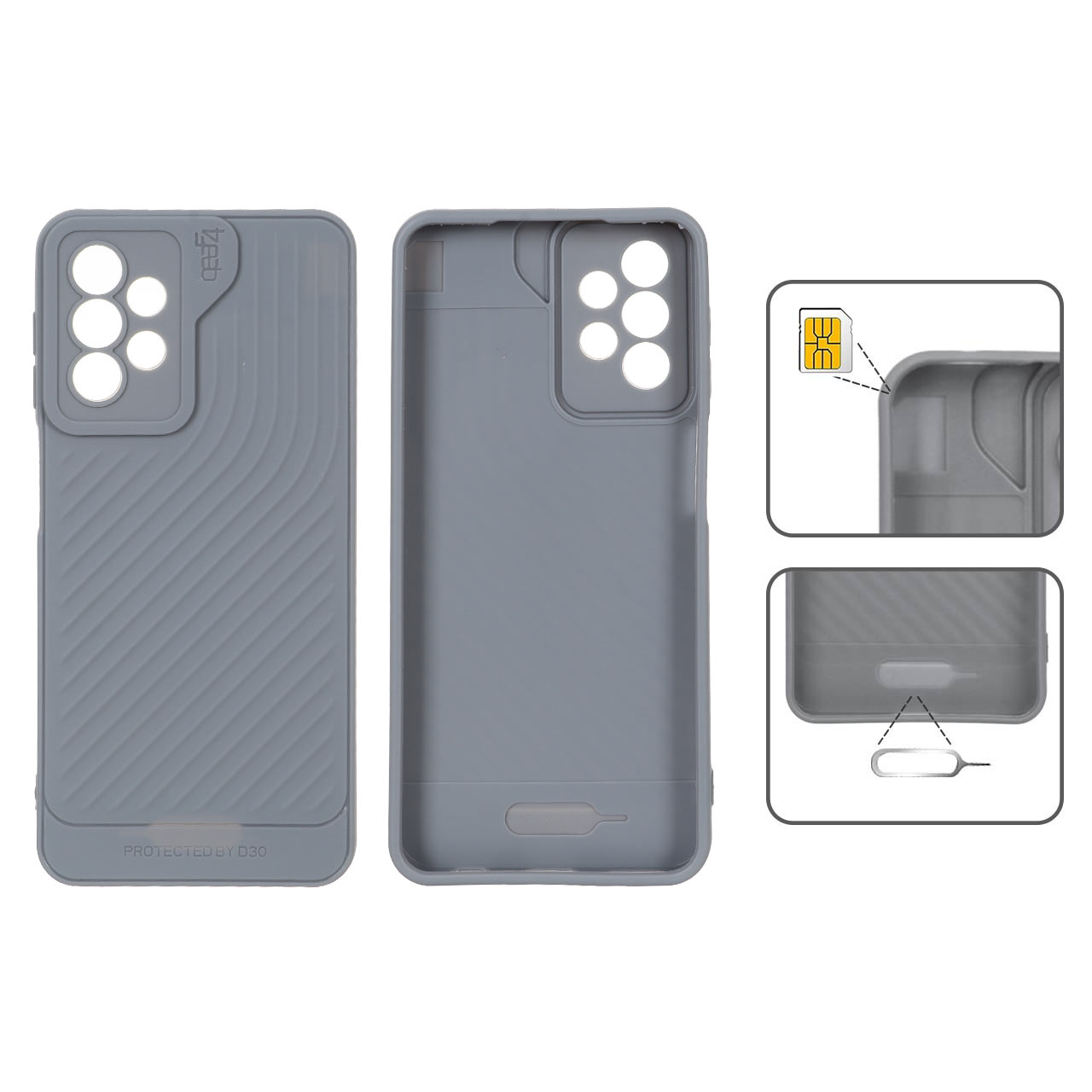 قاب Gear4 کبریتی قاب Gear4 کبریتی Samsung Galaxy A13 5G / A04s / M13 4G / M23 / F13 - طوسی