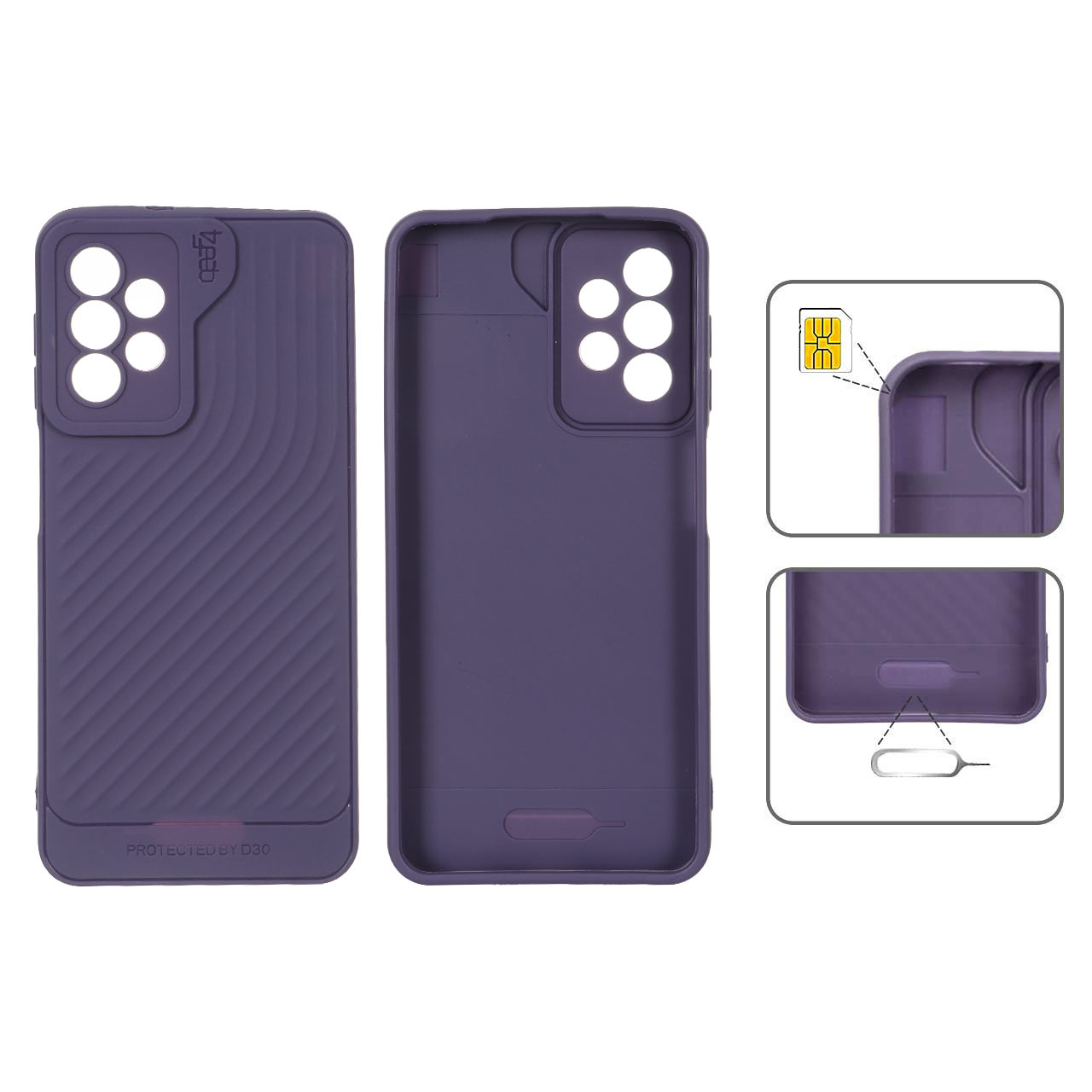 قاب Gear4 کبریتی قاب Gear4 کبریتی Samsung Galaxy A13 5G / A04s / M13 4G / M23 / F13 - بنفش