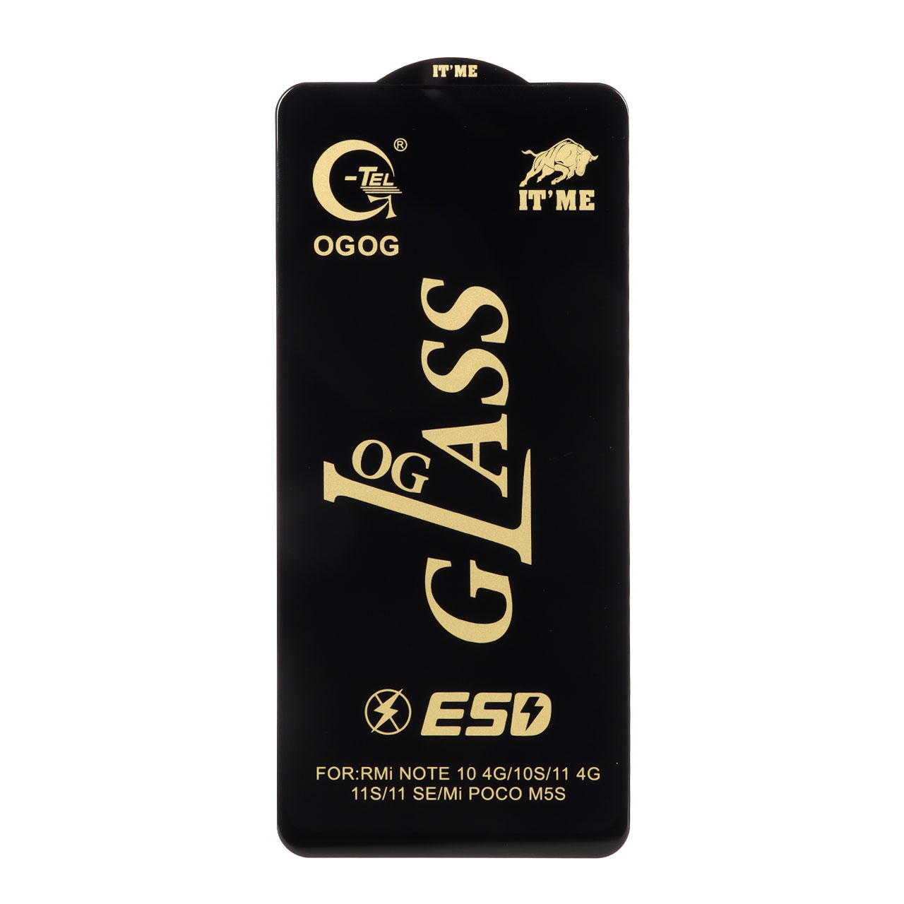 محافظ صفحه نمایش شیشه ای درجه یک Full Cover OG - ESD GTel مدل Xiaomi Redmi Note 12S / Redmi Note 11 4G / Redmi Note 11S / Redmi Note 10 4G / Redmi Note 10S / Poco M5S / Poco M4 Pro 4G