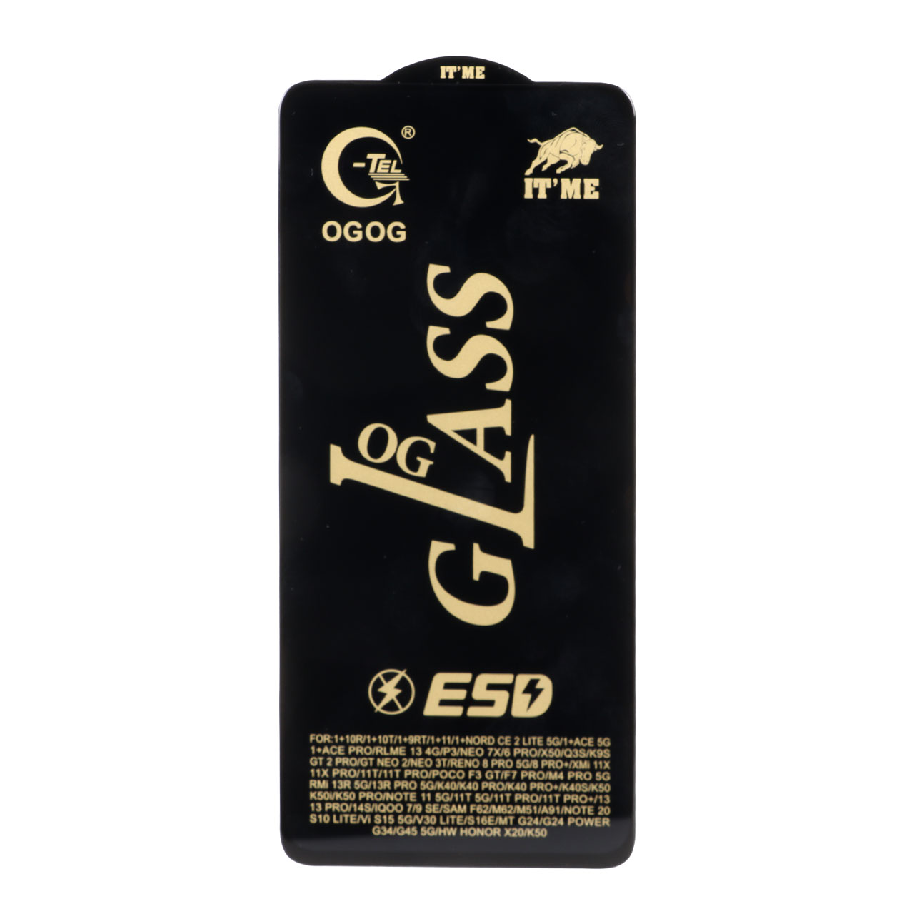 محافظ صفحه نمایش شیشه ای درجه یک Full Cover OG - ESD GTel مدل Xiaomi Redmi Note 13 4G / Poco M7 Pro 5G