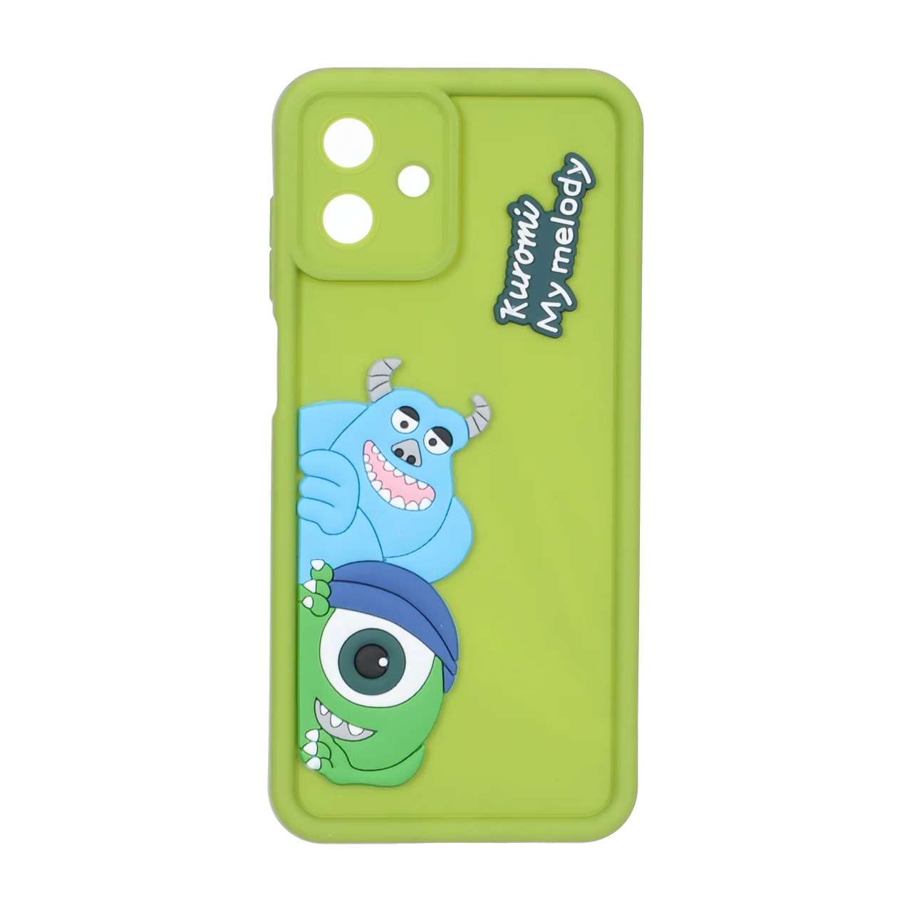 قاب Solid Case عروسک برجسته محافظ لنزدار Samsung Galaxy A07 - سبز