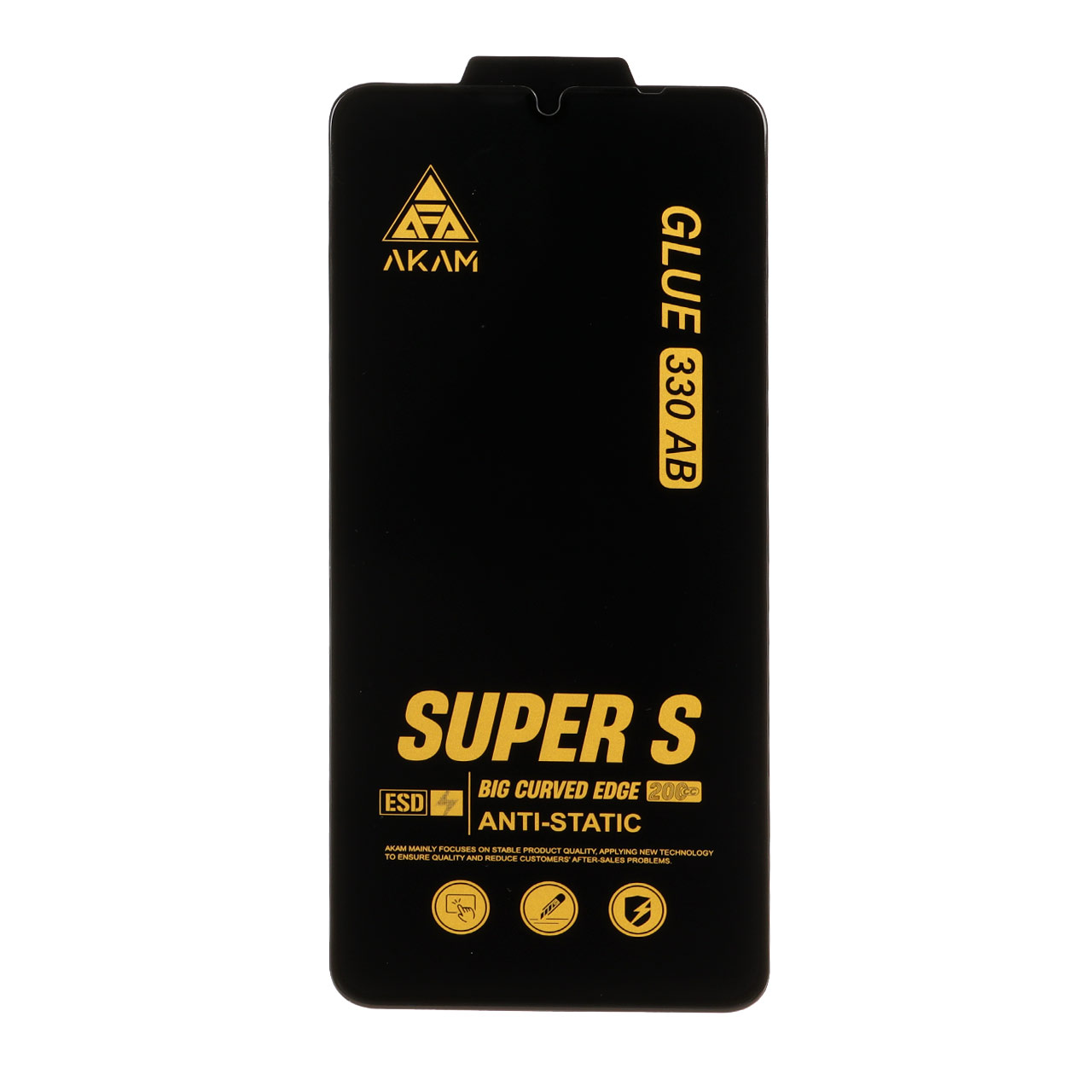 محافظ صفحه نمایش شیشه ای Full Cover Super S AKAM با چسب 330 مدل Xiaomi Redmi 14C / Poco C75 / Poco C71 / Redmi A5 / Redmi A3 Pro / Redmi A4