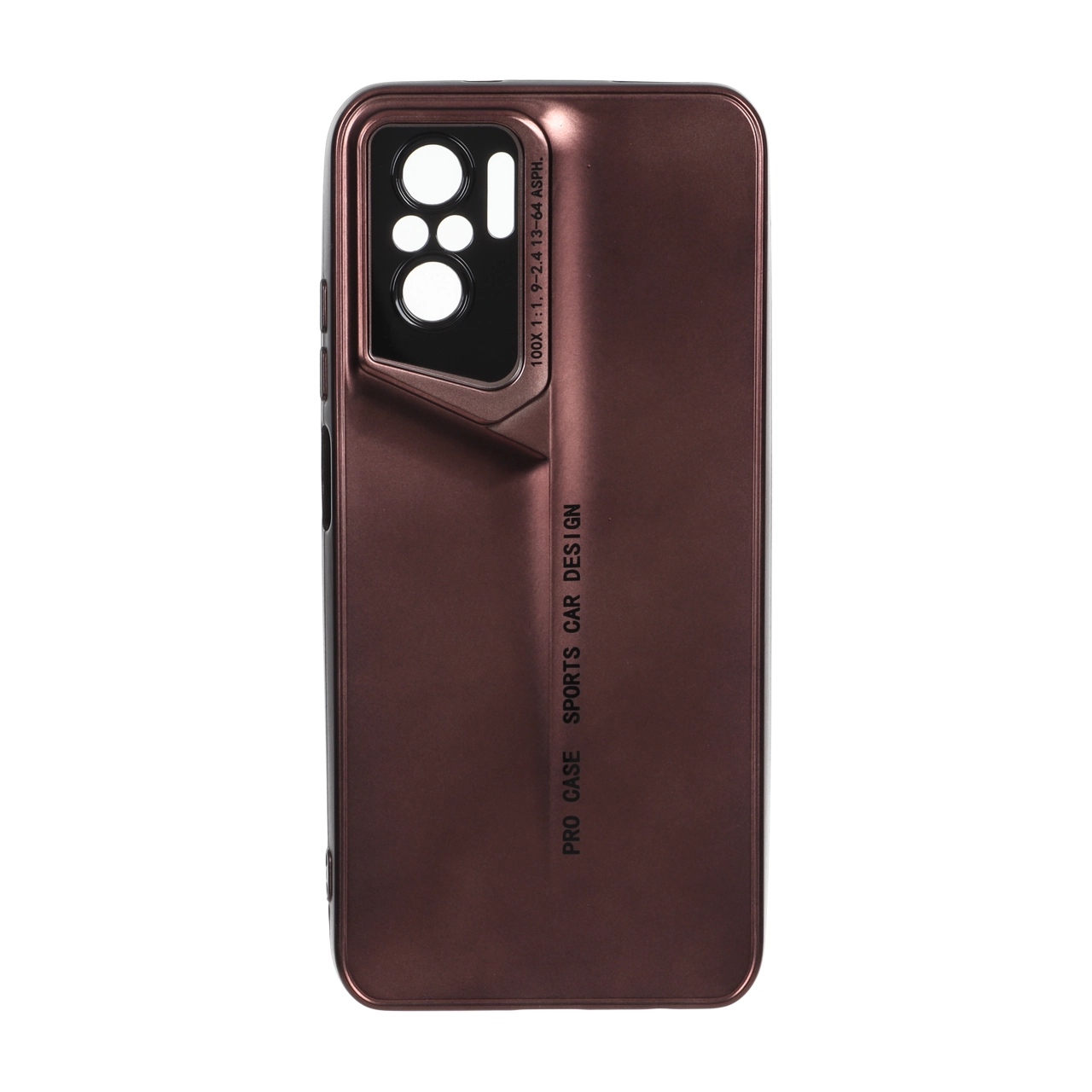 قاب Sports Design متالیک Xiaomi Redmi Note 10 4G / Redmi Note 10S / Poco M5S - مسی