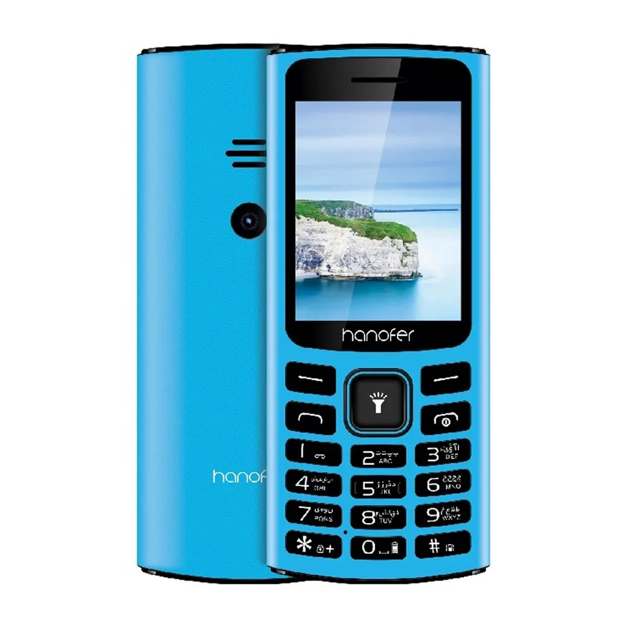 گوشی موبایل Hanofer مدل 2720M - آبی (سه ماه تعویض)