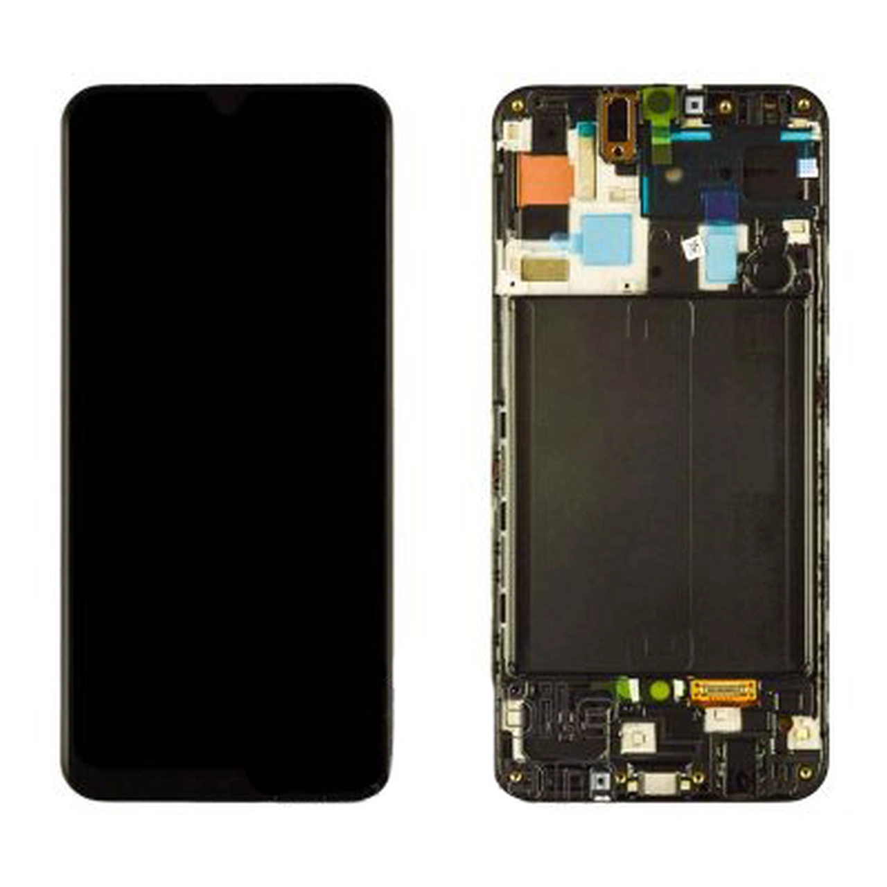 LCD SAM A50 (A505) + FRAME BLACK ORG PACK