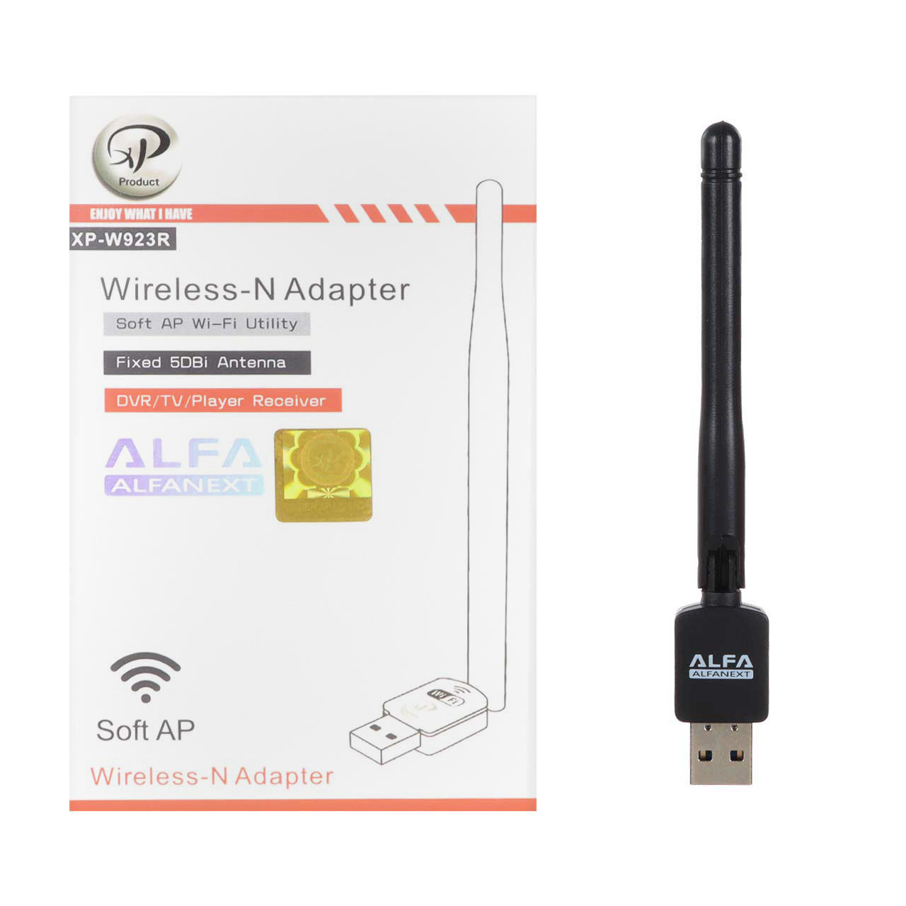 کارت شبکه بی سیم آنتن دار XP-Product USB 2.0 مدل RYL - XP-W923R (کارکرده)