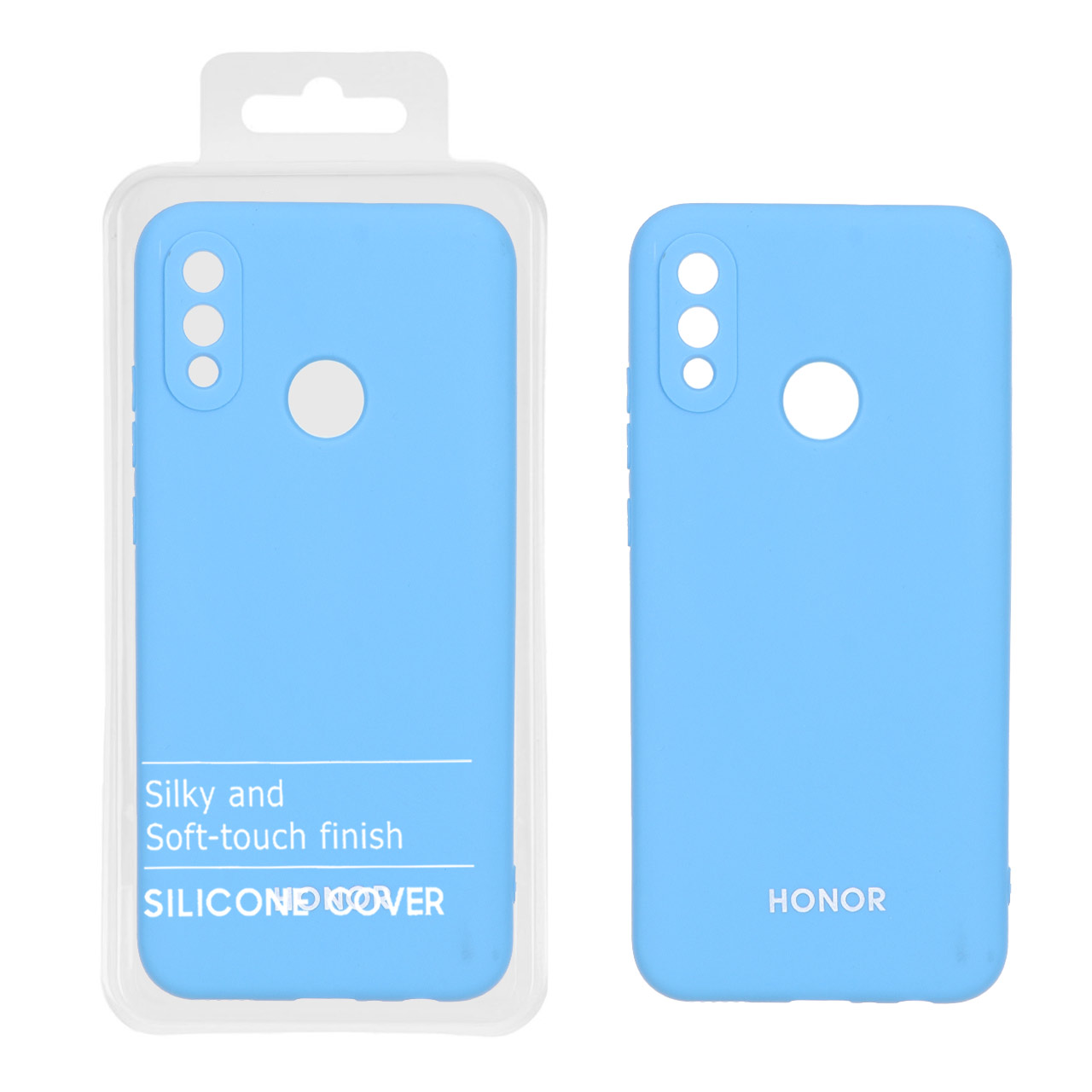 قاب نیو سیلیکون محافظ لنزدار RFF مدل Honor 10 Lite / Huawei P Smart (2019) - آبی (پک دار)