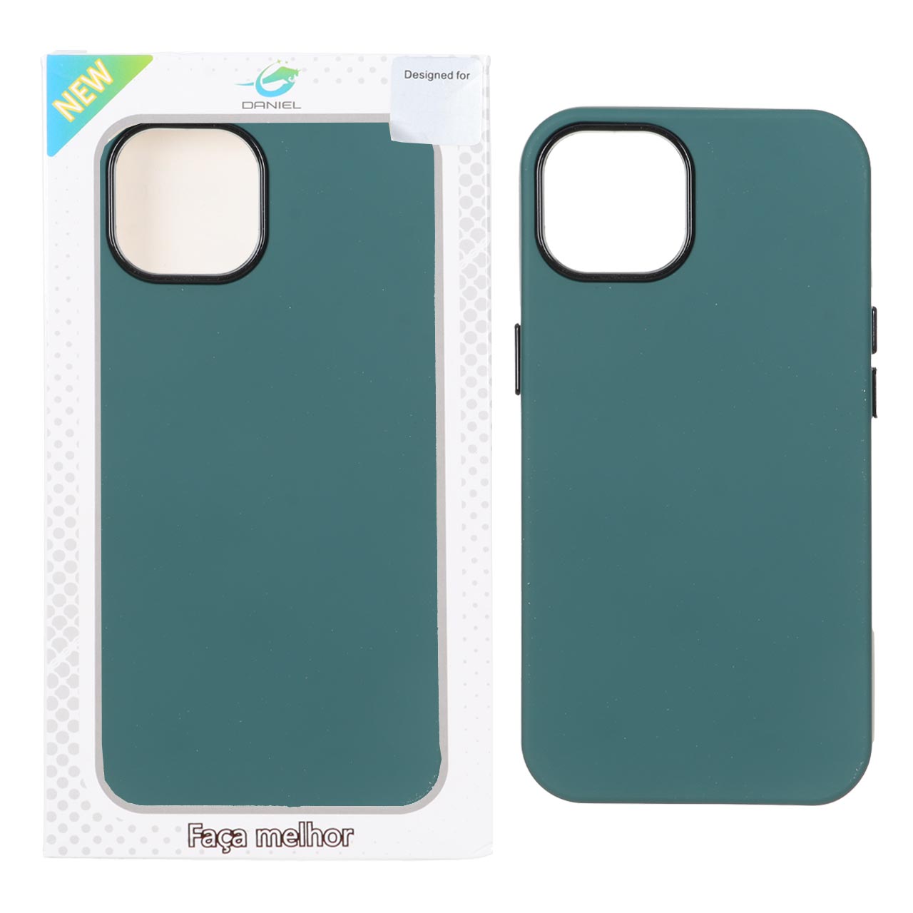 قاب Daniel دو لایه Apple iPhone 13 / iPhone 14 - سبز ارتشی (پک دار)