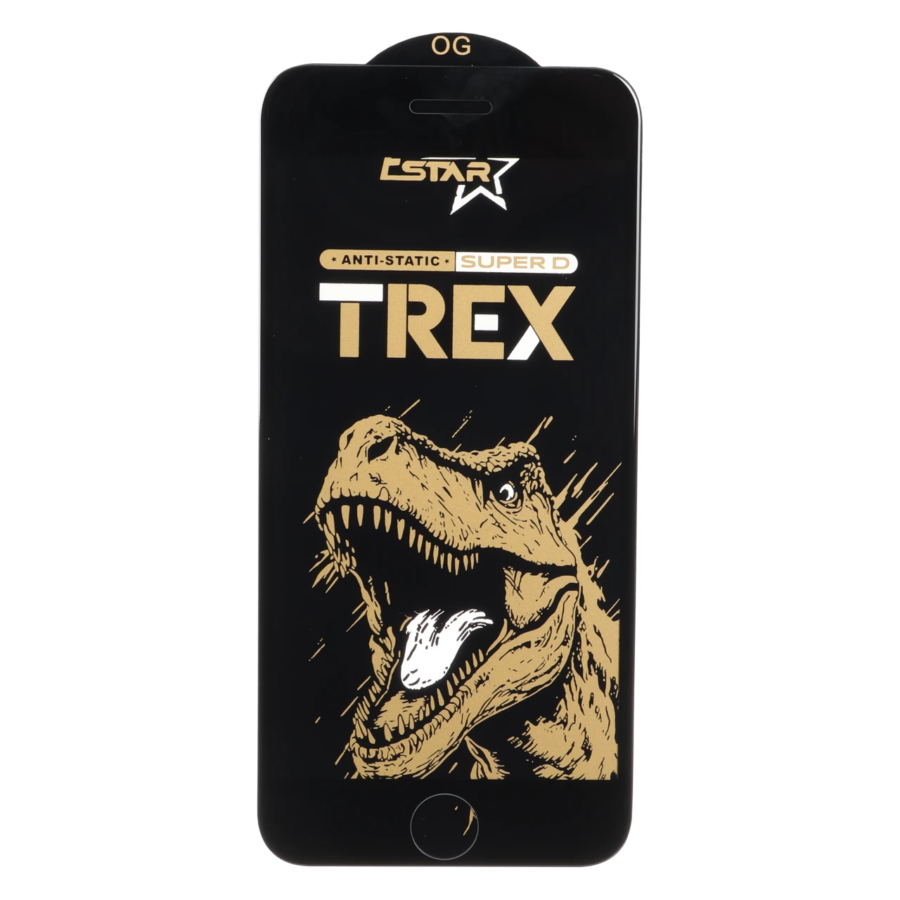 محافظ صفحه نمایش شیشه ای Full Cover OG Anti Static TREX مدل Apple iPhone 6 / iPhone 7 / iPhone 8 / iPhone SE (2020) / SE (2022) - مشکی