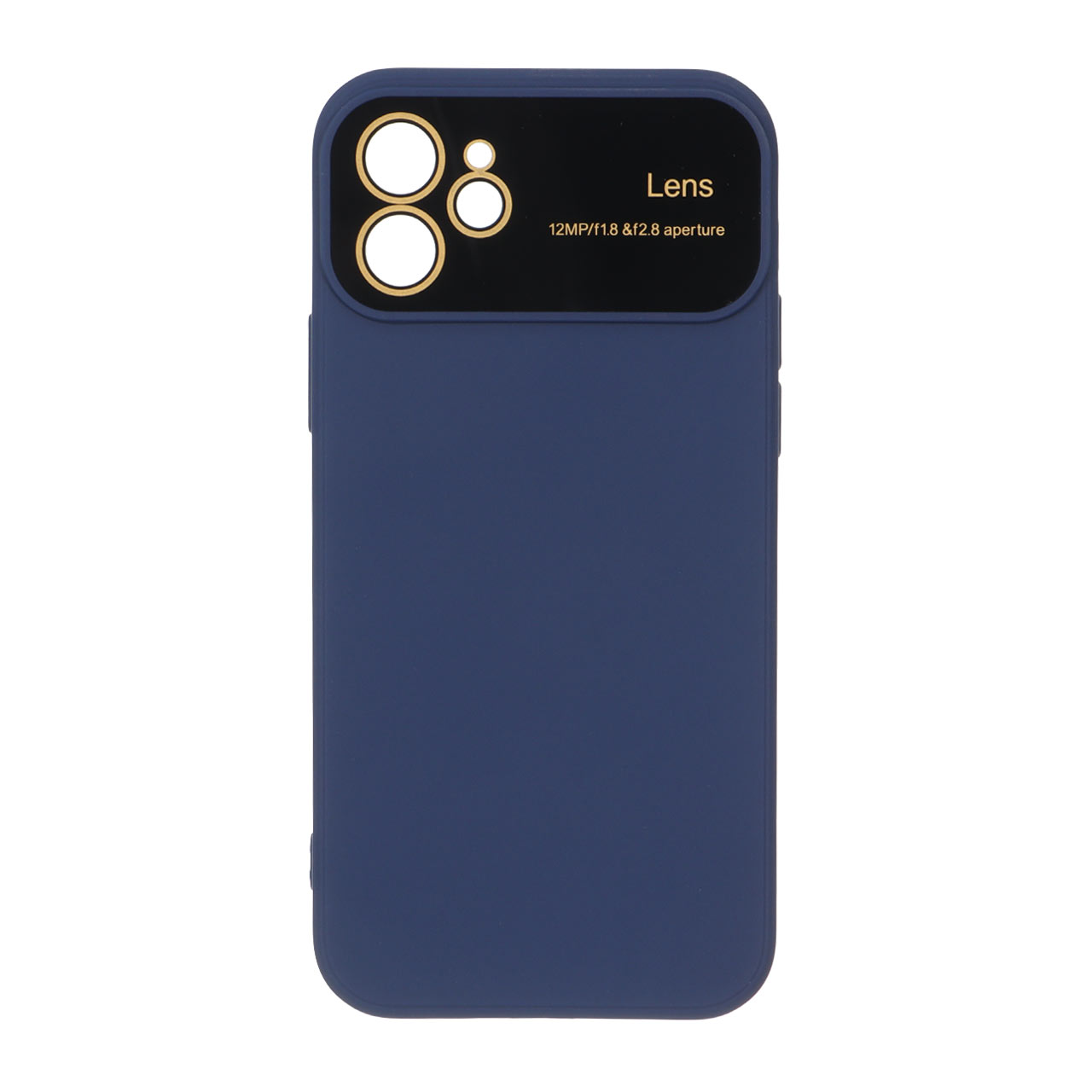 قاب محافظ لنز شیشه ای Apple iPhone 12 - سرمه ای