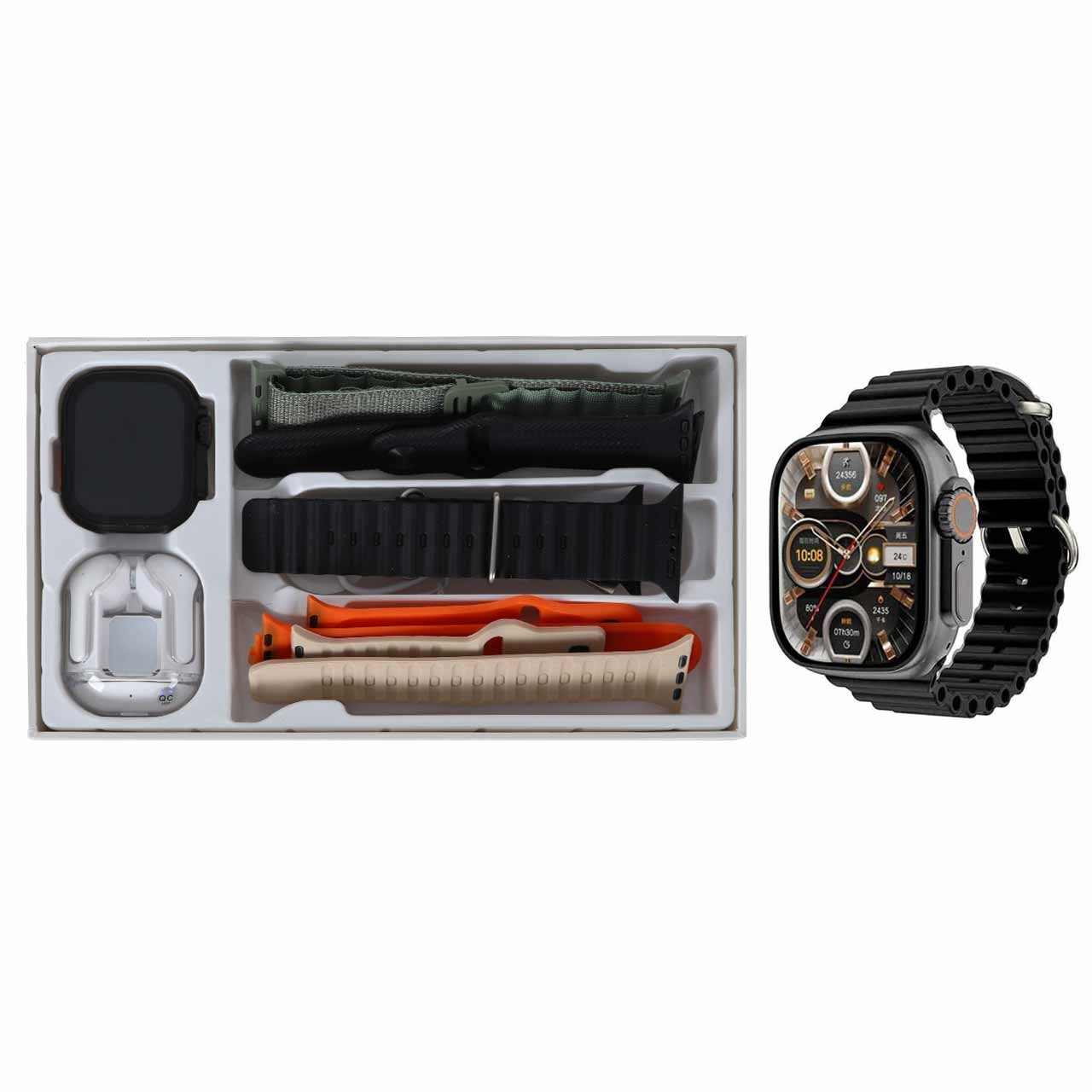 پک ساعت هوشمند WISME مدل WS-X19 ULTRA 3 - مشکی