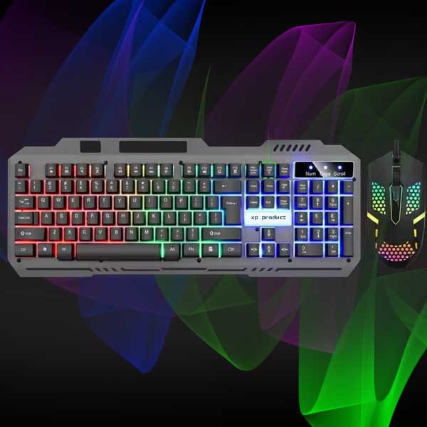 راهنمای کامل خرید ست کیبورد و موس گیمینگ XP-Product 10400 RGB برای تجربه‌ای حرفه‌ای